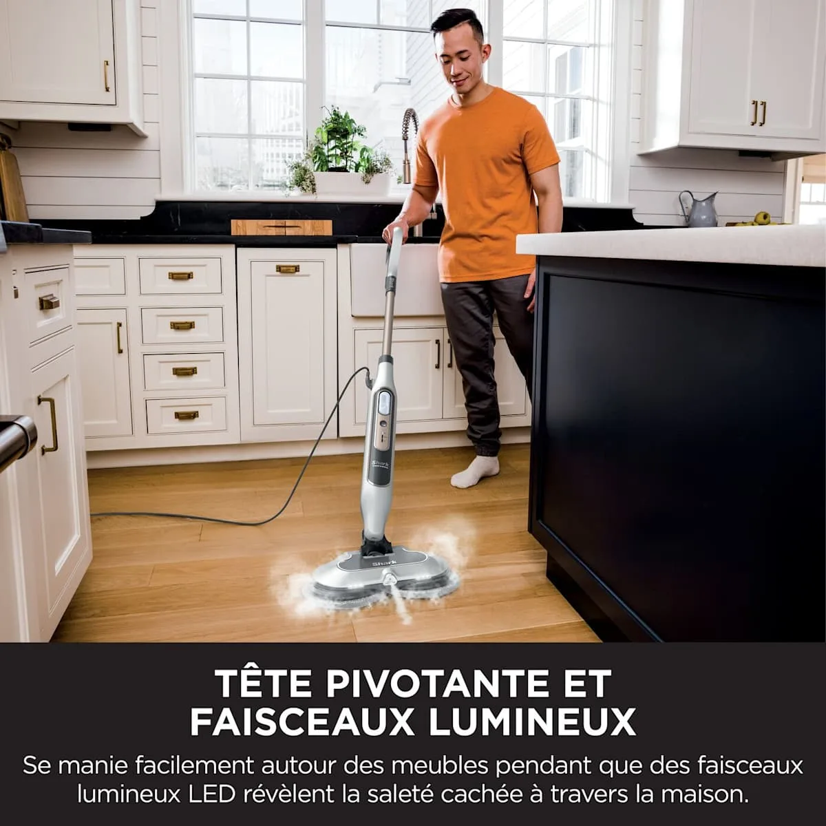 Shark Balai nettoyeur automatique Shark avec jet de vapeur et rouleau auto-nettoyant — visuel 6