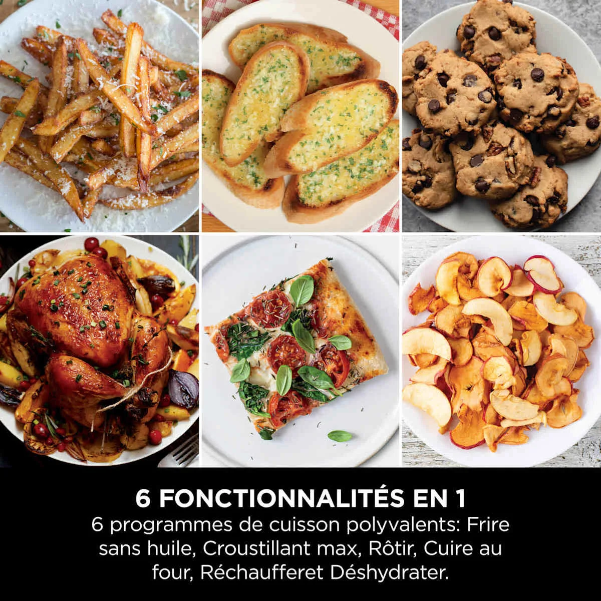 Ninja Air Fryer Ninja DoubleStack XL, verticale, 9.5L, 6-en-1, Gris — visuel 6