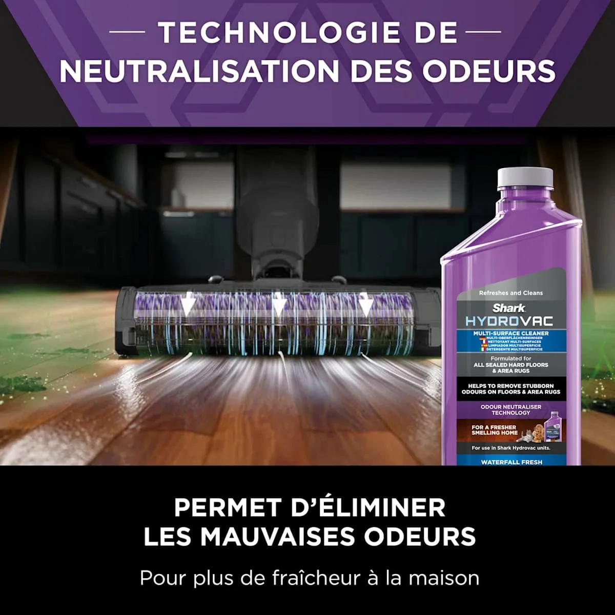 Shark Aspirateur laveur filaire Shark HydroVac pour sols durs et moquettes — visuel 6