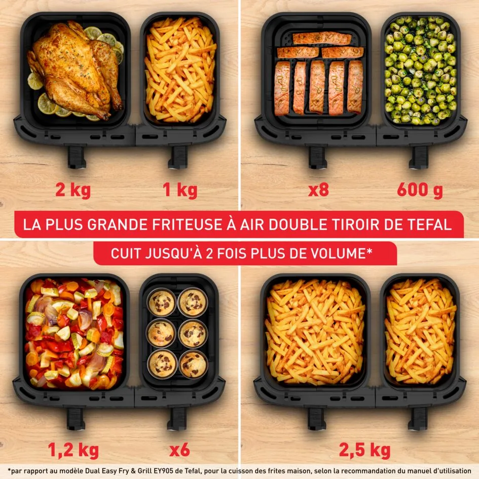 Tefal Easy Fry Dual XXL — visuel 4