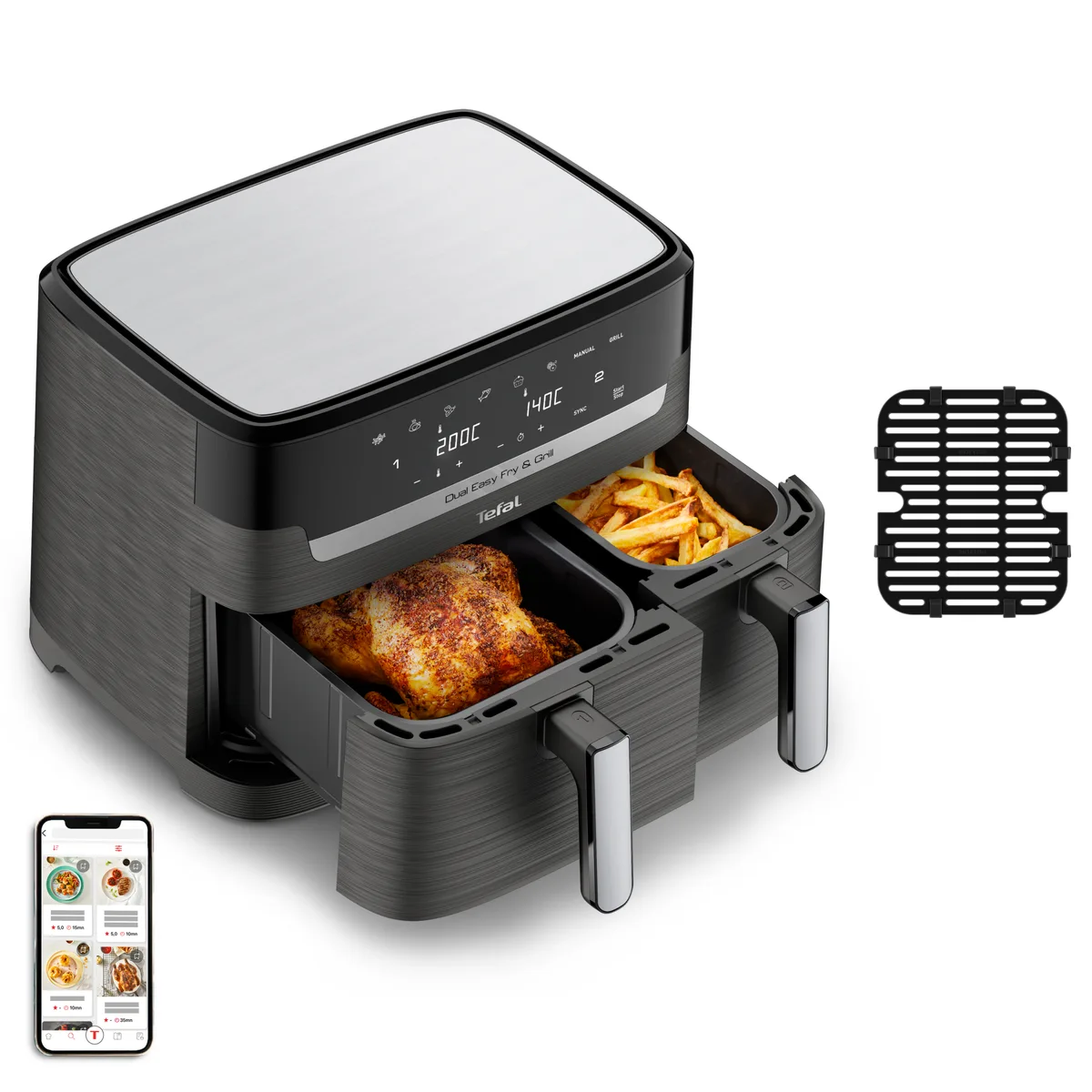 Tefal Dual Easy Fry & Grill