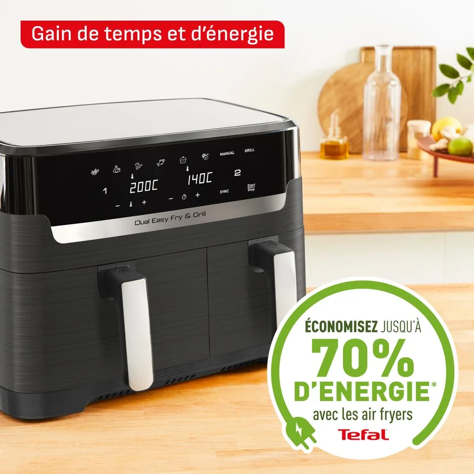 Tefal Dual Easy Fry & Grill — visuel 6