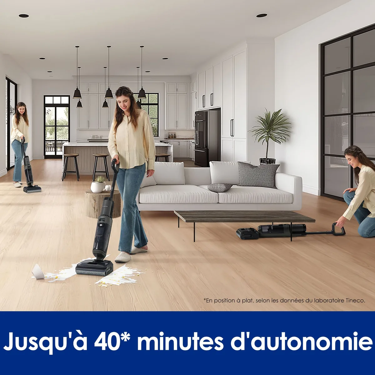 Tineco Tineco FLOOR ONE i6 Stretch Aspirateur Sec et Humide — visuel 3