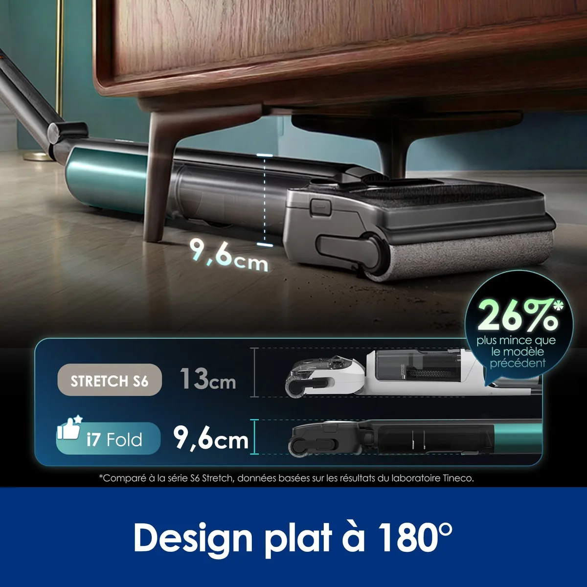 Tineco Tineco Floor One i7 Fold Aspirateur Sec et Humide Sans Fil — visuel 5