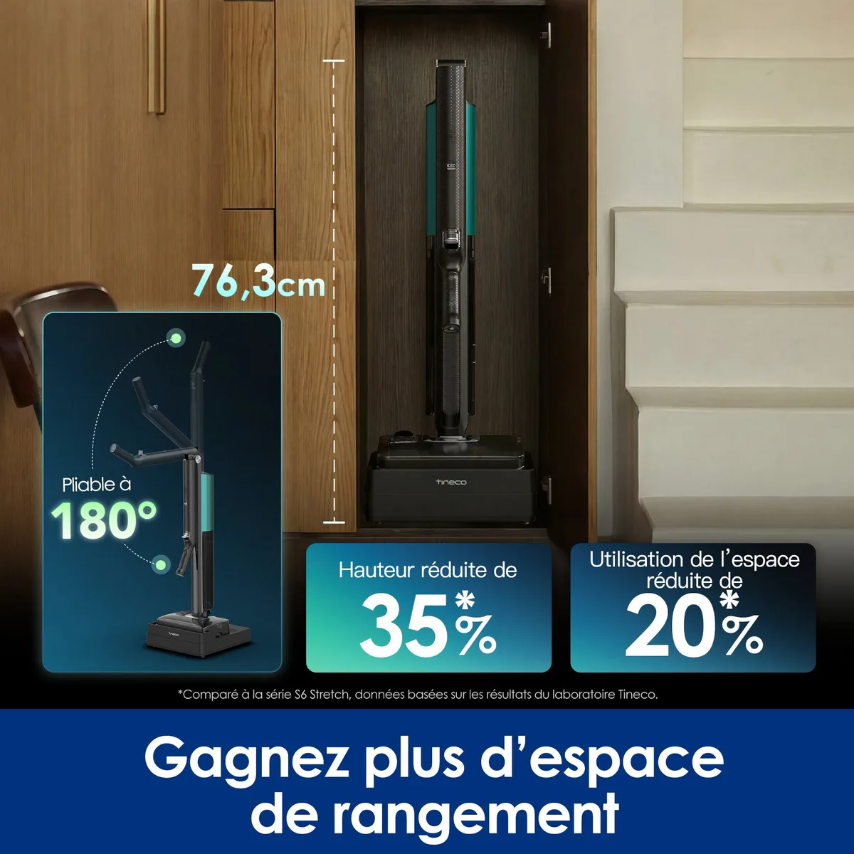 Tineco Tineco Floor One i7 Fold Aspirateur Sec et Humide Sans Fil — visuel 6