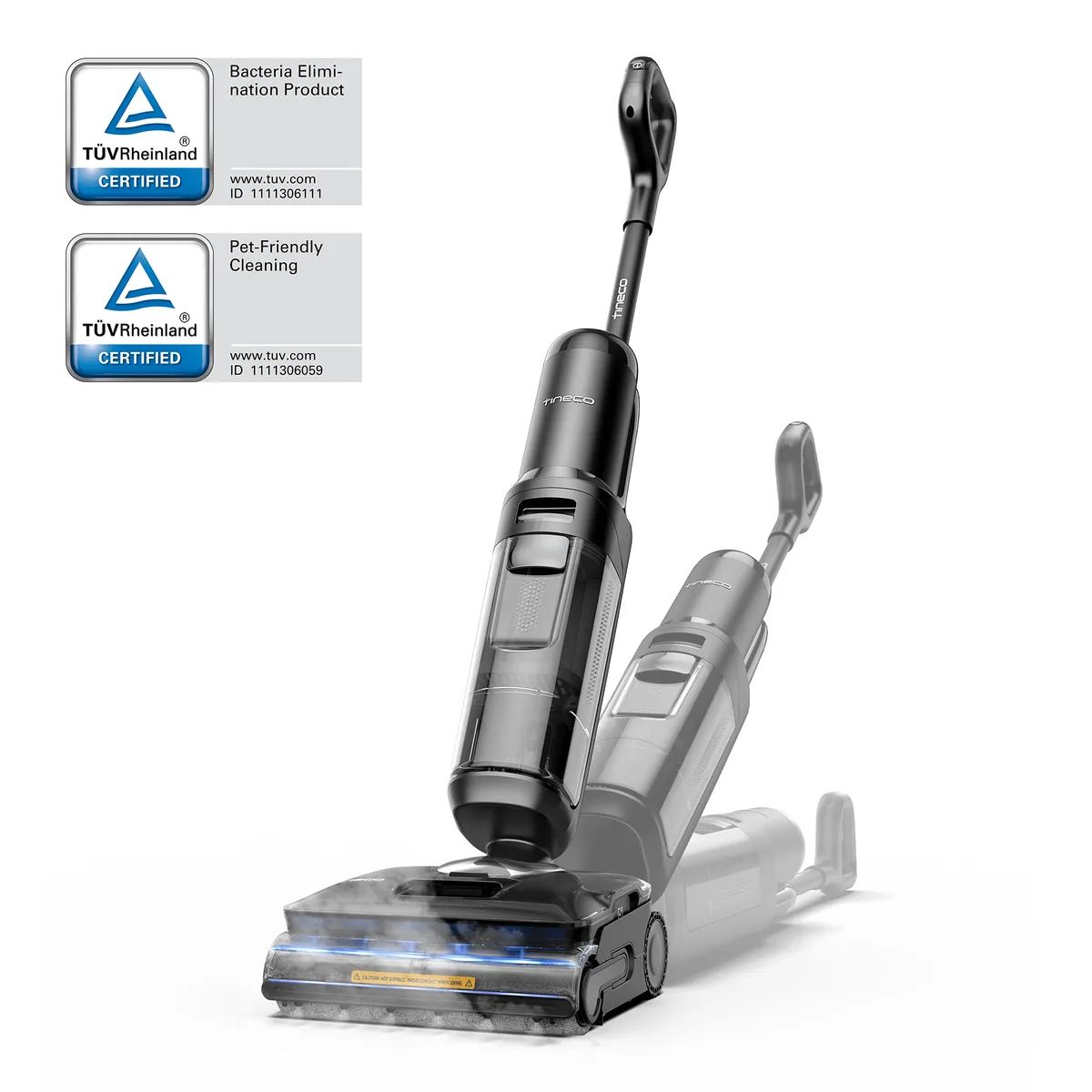 Tineco Tineco FLOOR ONE S7 Stretch Steam Aspirateur Balai Vapeur Sans Fil Tout-en-Un