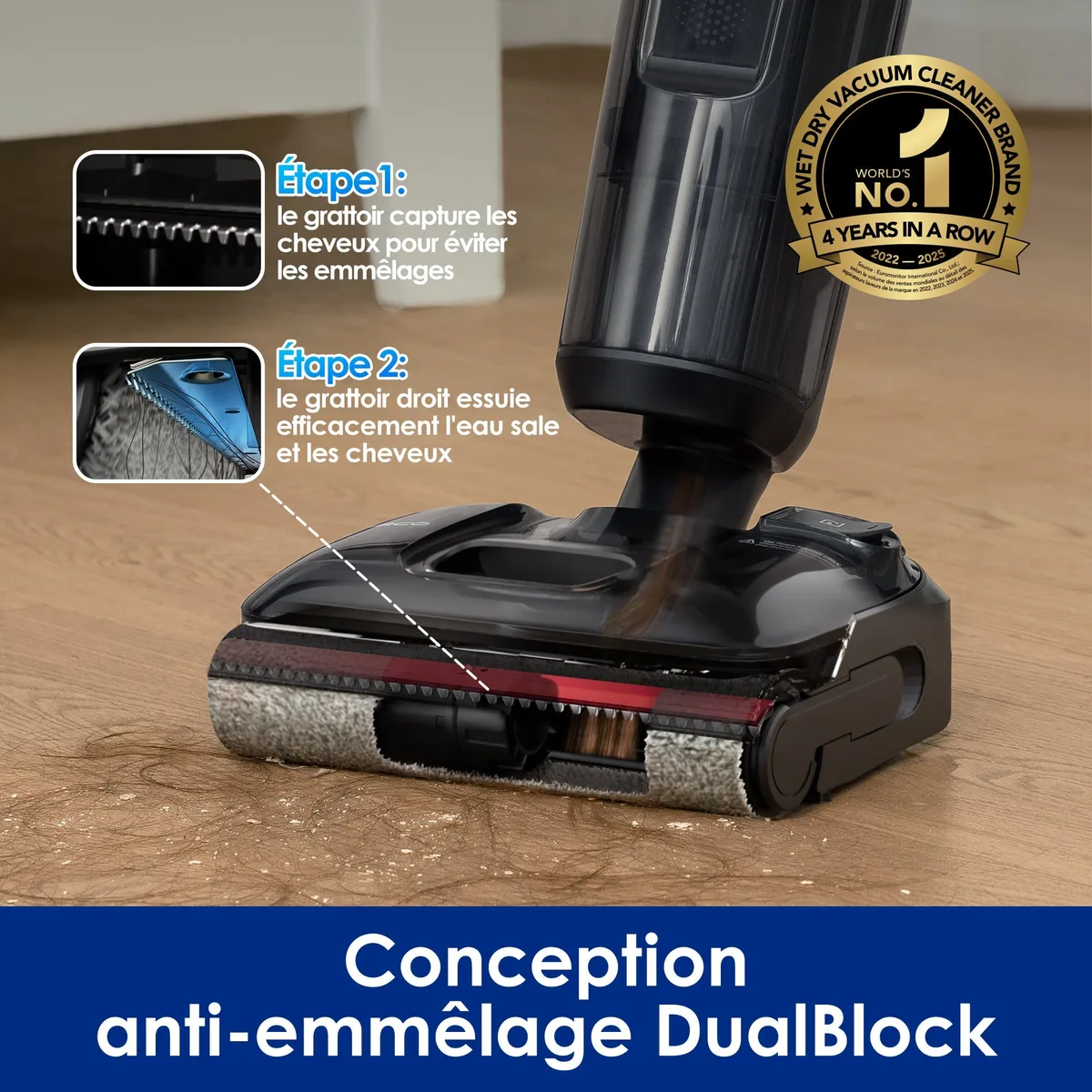 Tineco Tineco Floor ONE S7 Stretch Ultra Aspirateur Sec et Humide Sans Fil — visuel 3