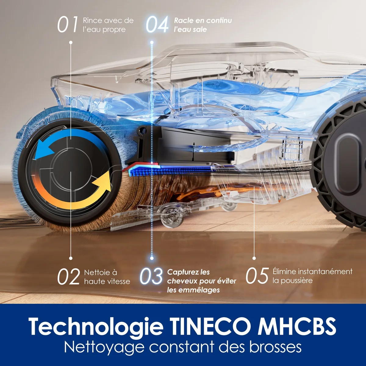 Tineco Tineco Floor One S9 Artist Aspirateur Laveur — visuel 4