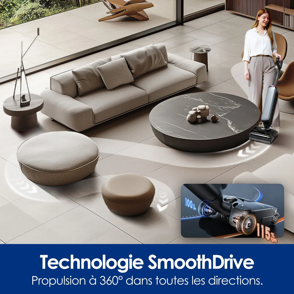 Tineco Tineco Floor One S9 Artist Steam Pro Aspirateur Laveur — visuel 4