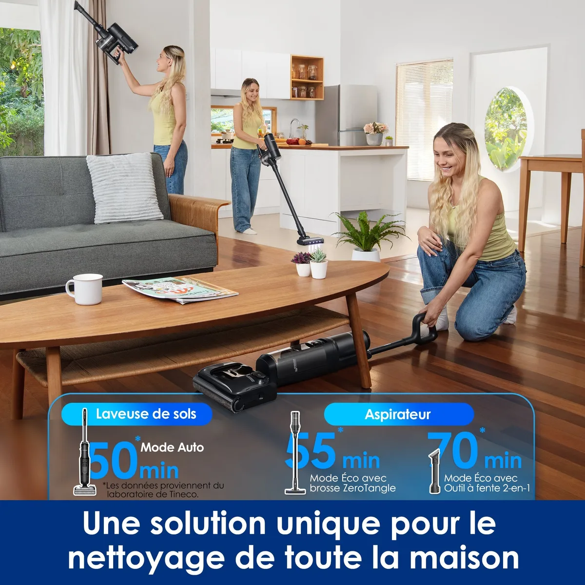 Tineco Tineco FLOOR ONE SWITCH S7 Stretch Nettoyeur multifonction 5-en-1 — visuel 3