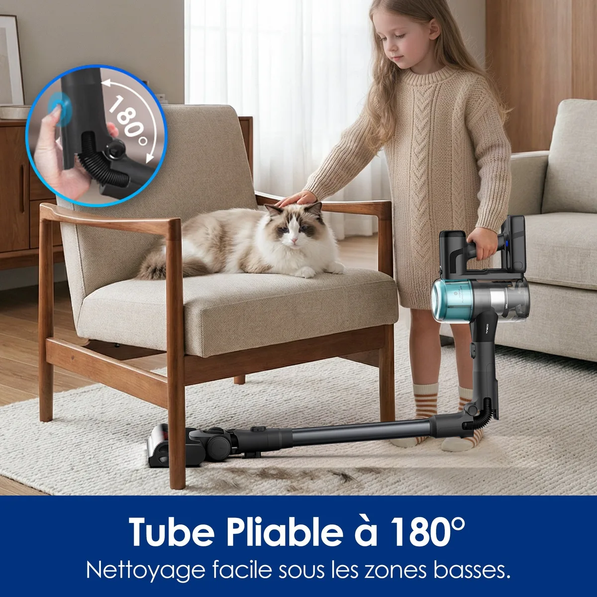 Tineco Tineco PURE ONE S50 Pro Pet Aspirateur Balai Sans Fil — visuel 4