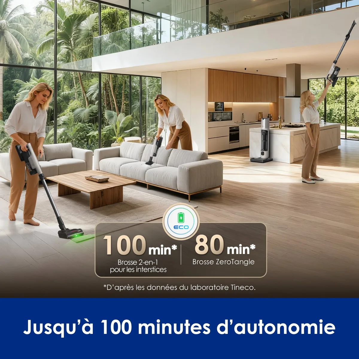 Tineco Tineco Pure One Station 5 Pro Aspirateur Balai sans Fil avec Base — visuel 5
